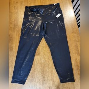 High Rise 2X Old Navy leggings, faux leather